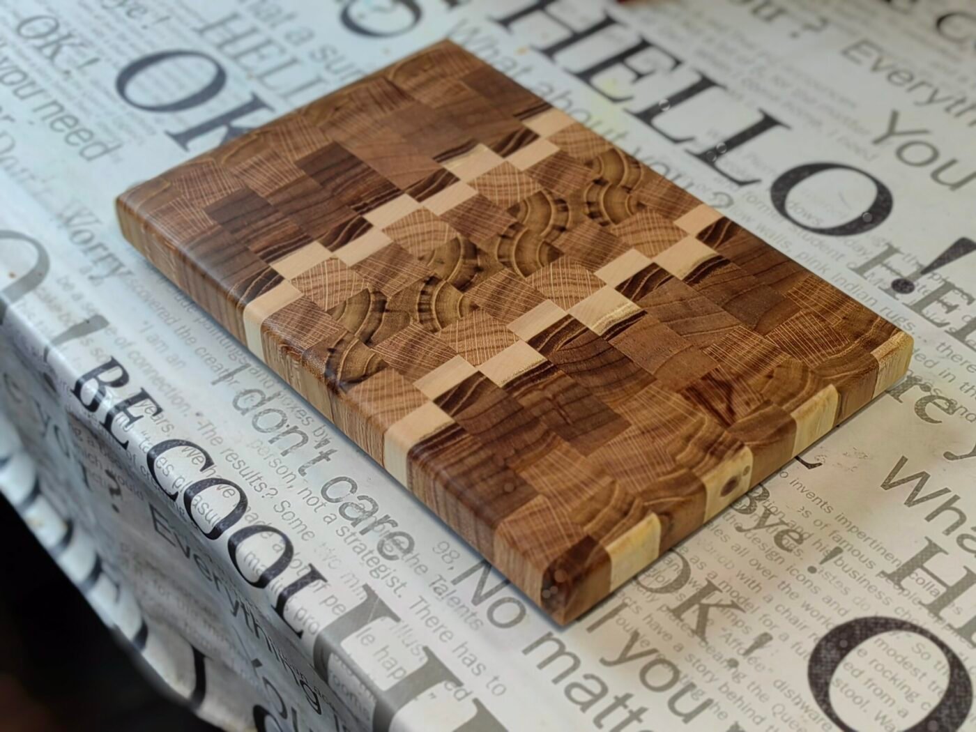 Дъска за рязане end grain Орех - Image 2